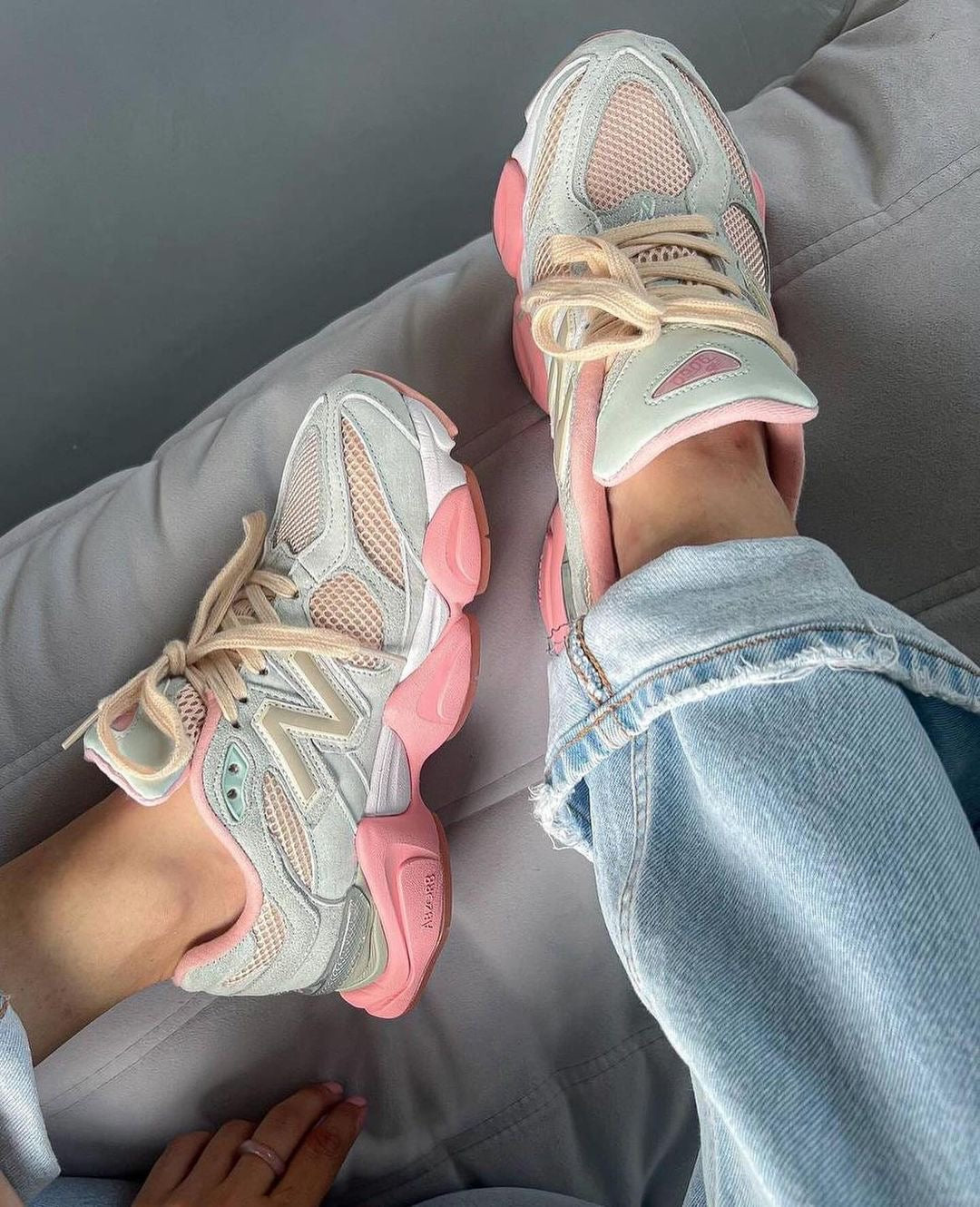 Lady Dior light peach + NB 9060 Baby shower blue + wallet free