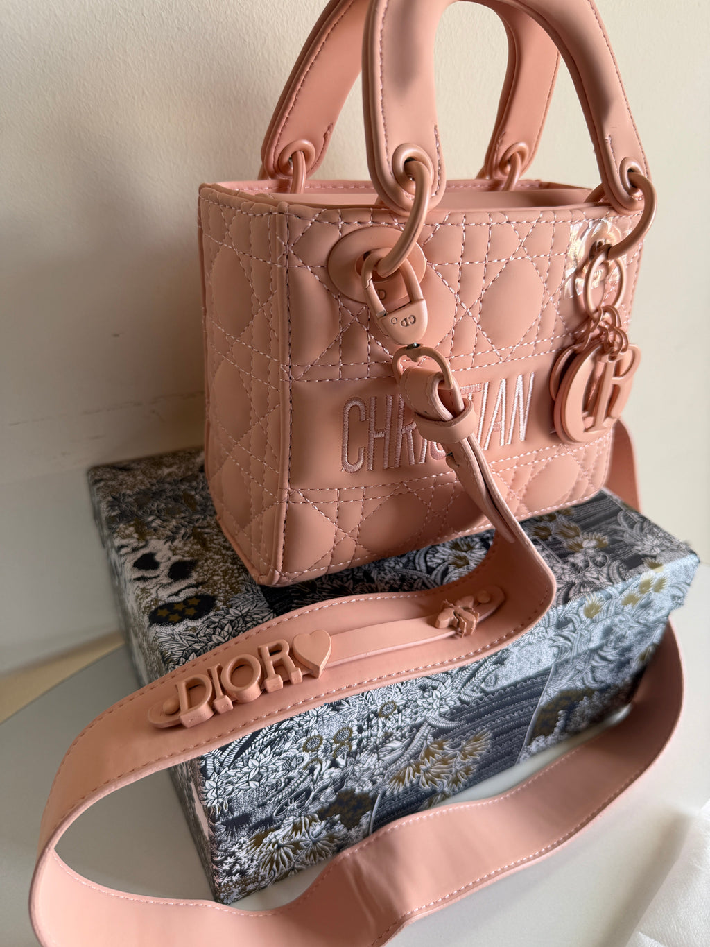 Lady Dior light peach + NB 9060 Baby shower blue + wallet free