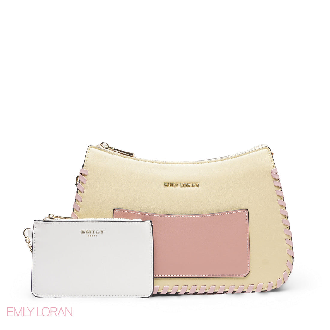 Emily loran hand bag -5040 yellow + Puma Speed Cat pink + Wallet free