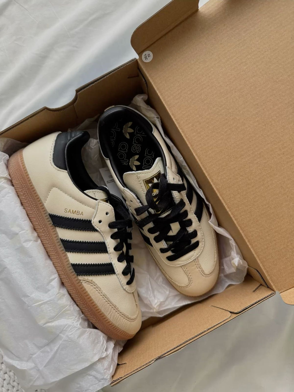 Adidas Samba Crème White