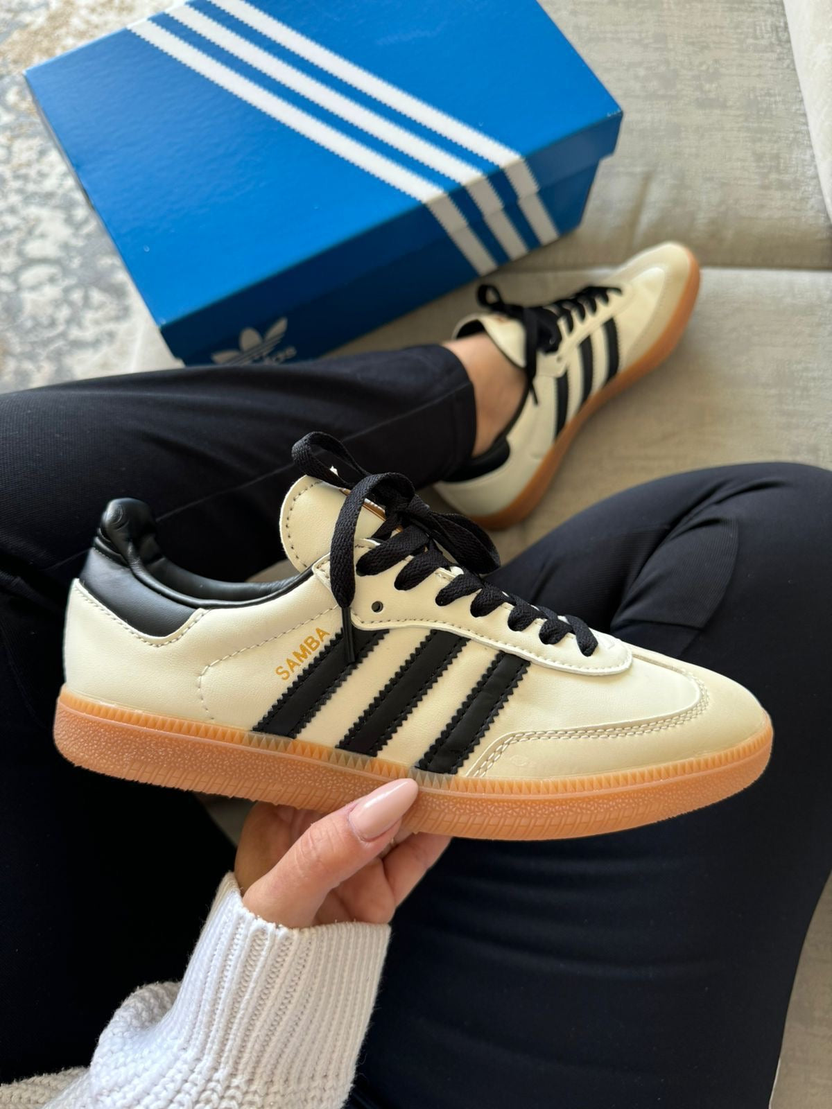 Adidas Samba Crème White