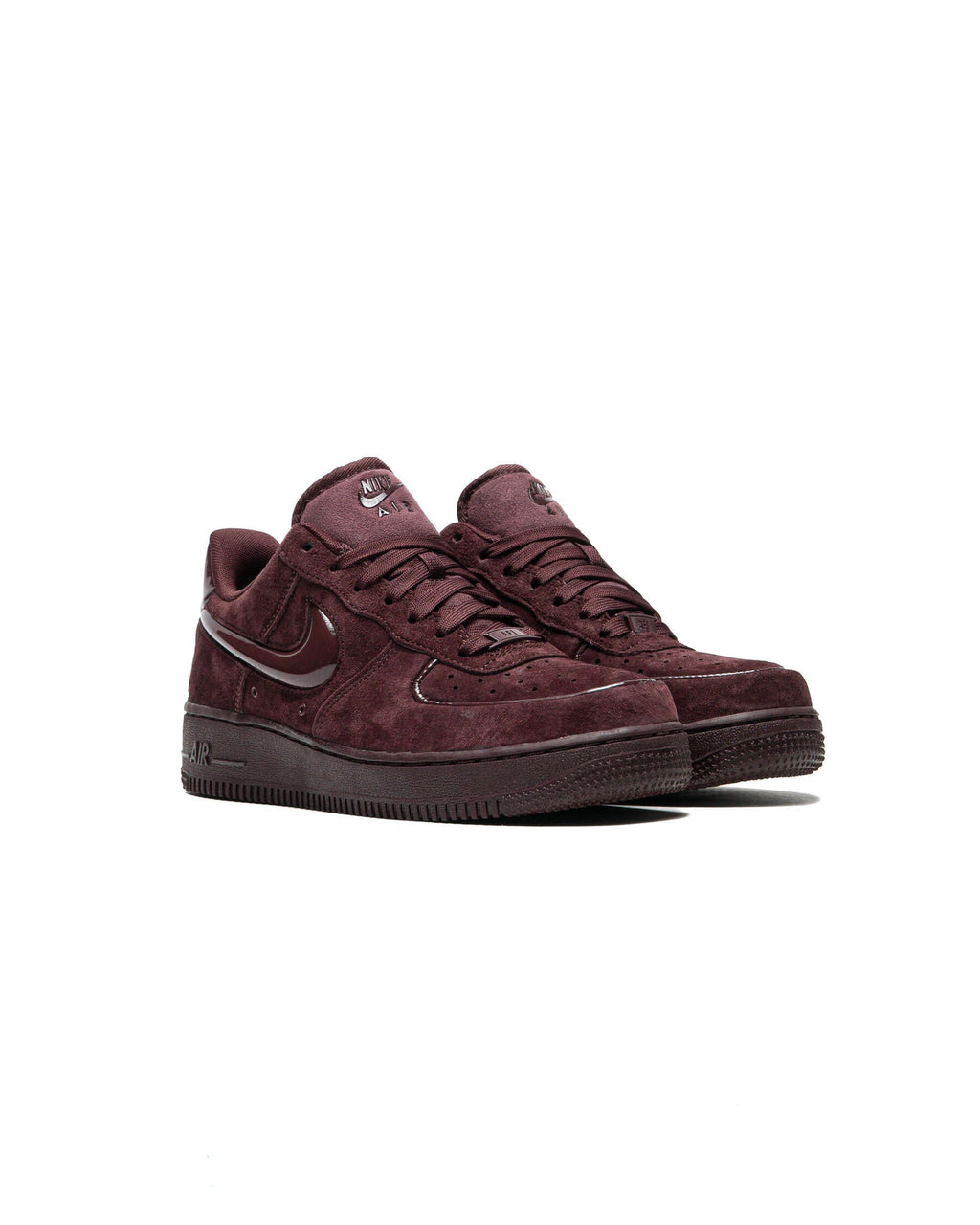 Nike Air Force 1 Low 07 – Suede burgundy Wow