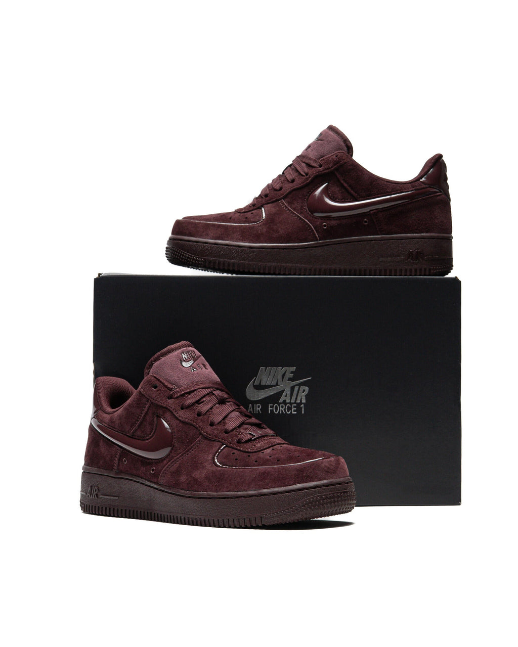 Nike Air Force 1 Low 07 – Suede burgundy Wow
