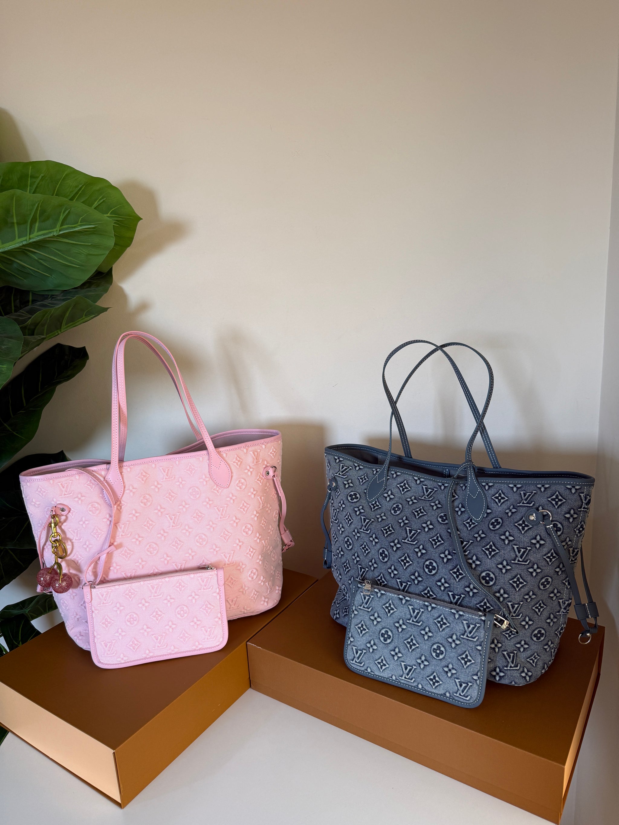 Louis Vuitton Neverfull MM Denim