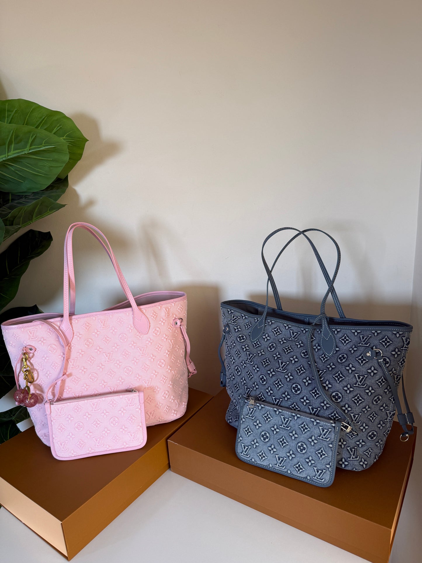 Louis Vuitton Neverfull MM Denim