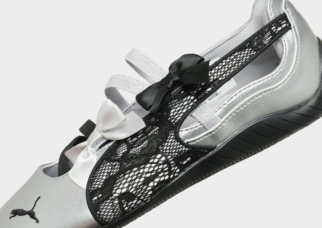 Puma Speedcat Ballet women lace silver back
