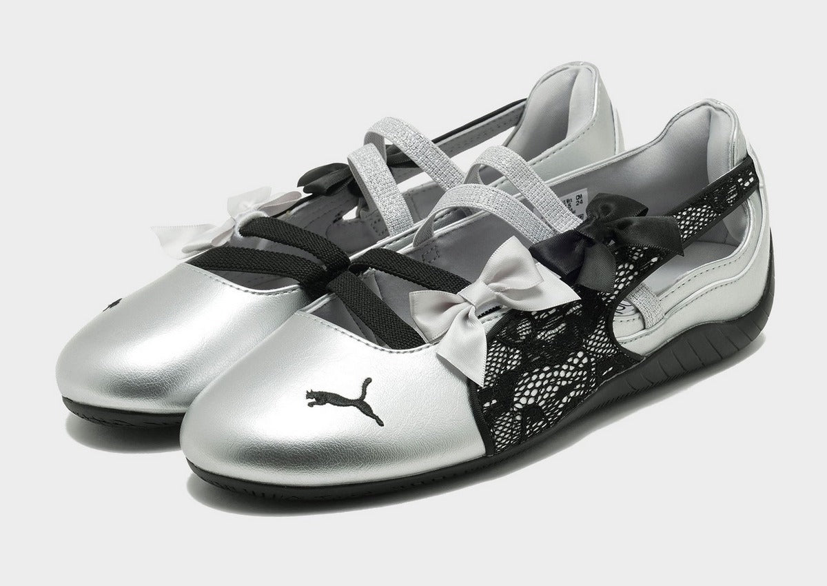 Puma Speedcat Ballet women lace silver back
