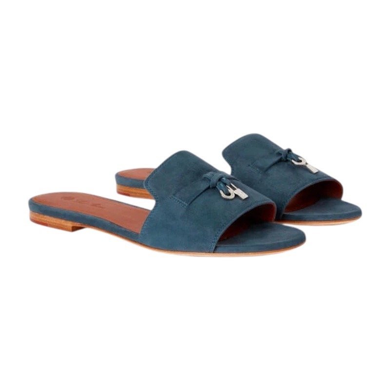 Loropiana Summer Charms Sandal Suede Goatskin Denim
