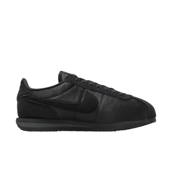 Nike Cortez Textile Black satin lace