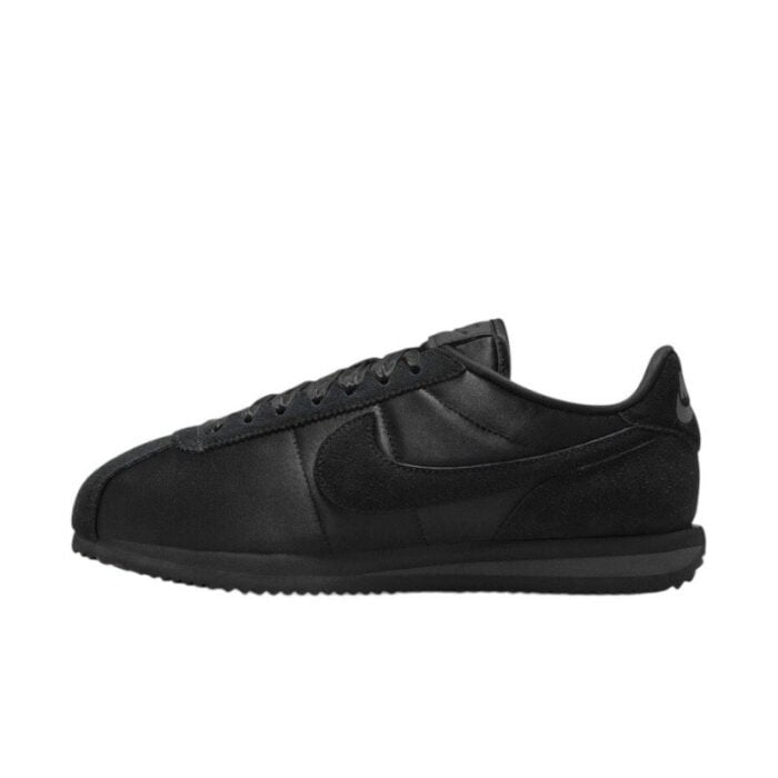 Nike Cortez Textile Black satin lace