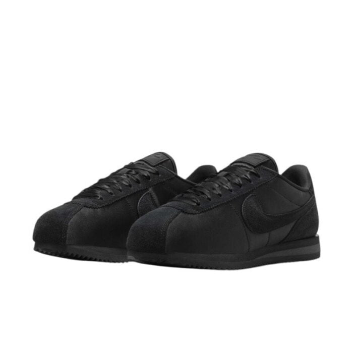 Nike Cortez Textile Black satin lace