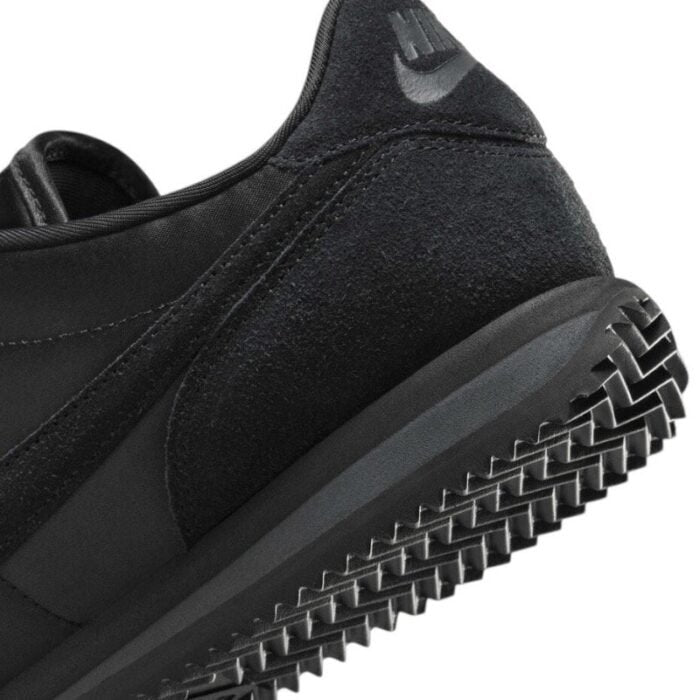 Nike Cortez Textile Black satin lace
