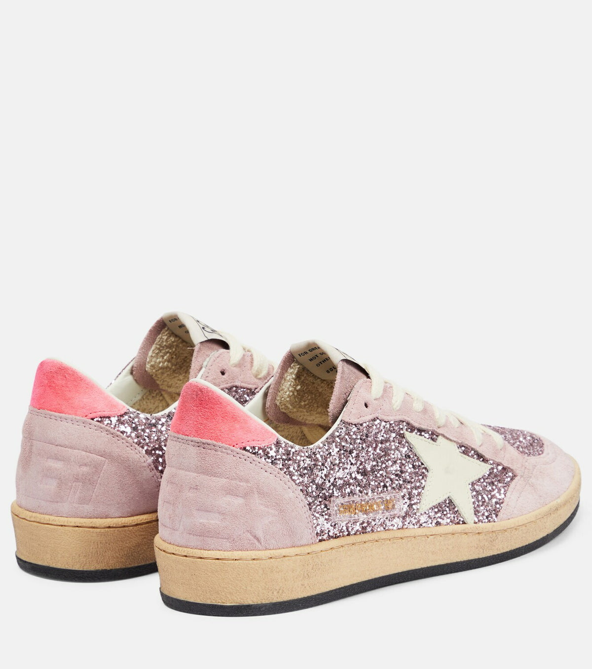 Golden Goose - Ball Star glitter suede sneakers