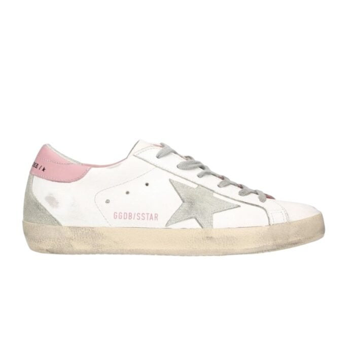 Golden Goose Super-Star white/grey/pink