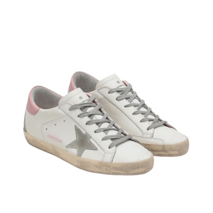 Golden Goose Super-Star white/grey/pink