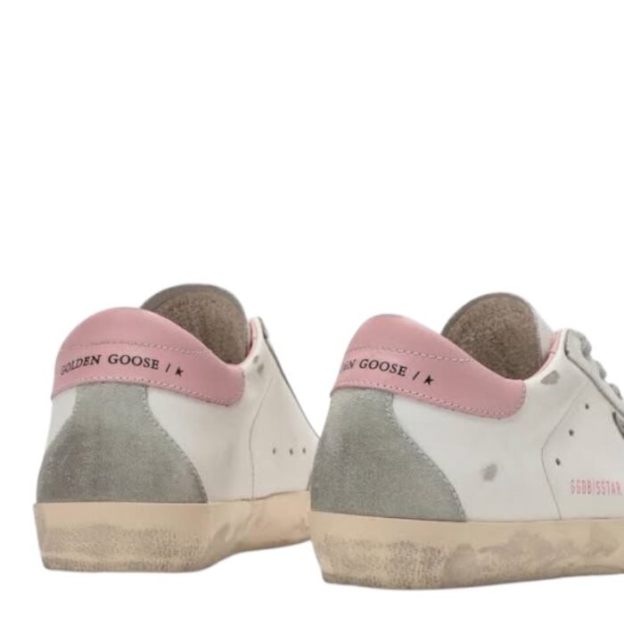 Golden Goose Super-Star white/grey/pink
