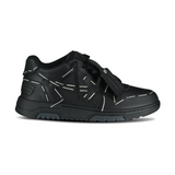 OFF-WHITE Out Of Office OOO low Tops Sartorial Stitching Black