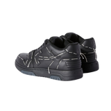 OFF-WHITE Out Of Office OOO low Tops Sartorial Stitching Black
