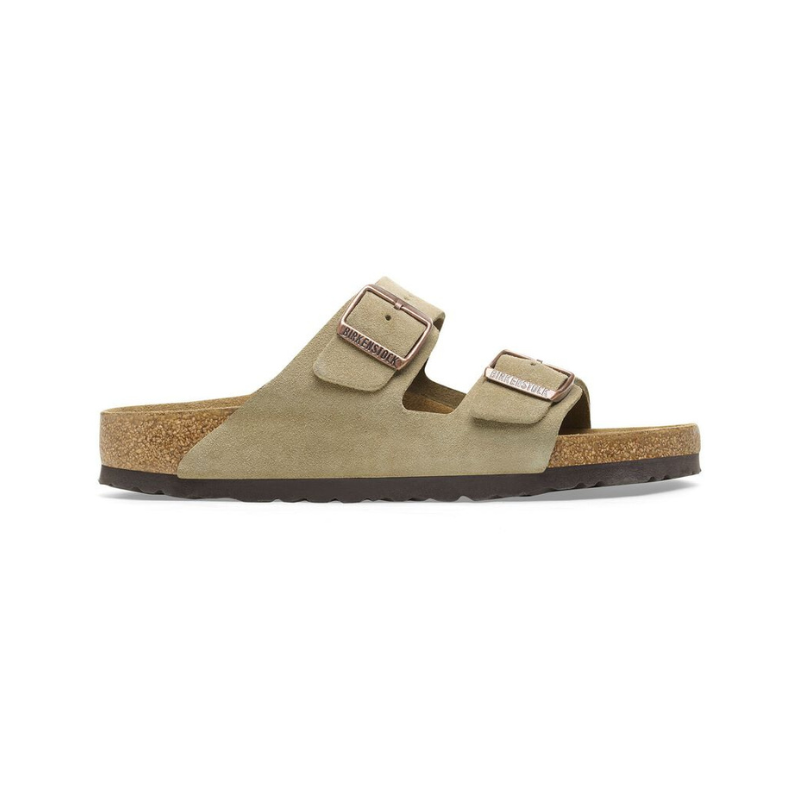 Birkenstock Arizona Suede Leather – Taupe