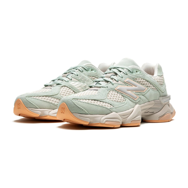 New Balance 9060 the Whitaker Group Missing Pieces Silver Moss Green