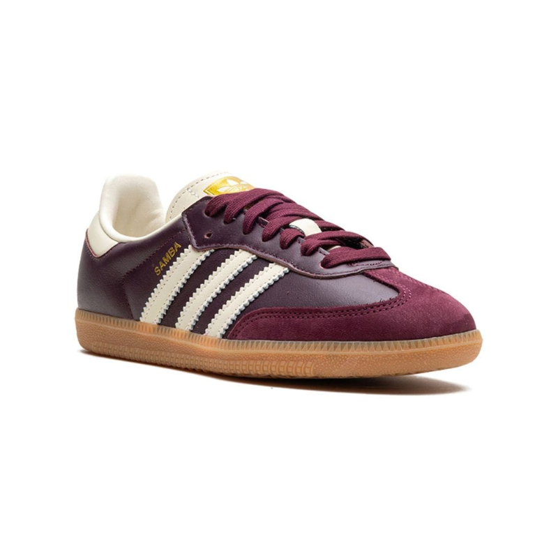 Adidas Samba OG Maroon – Gold Metallic (s)