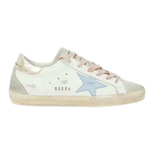 Golden Goose Super-Star – White Silver Ice Blue
