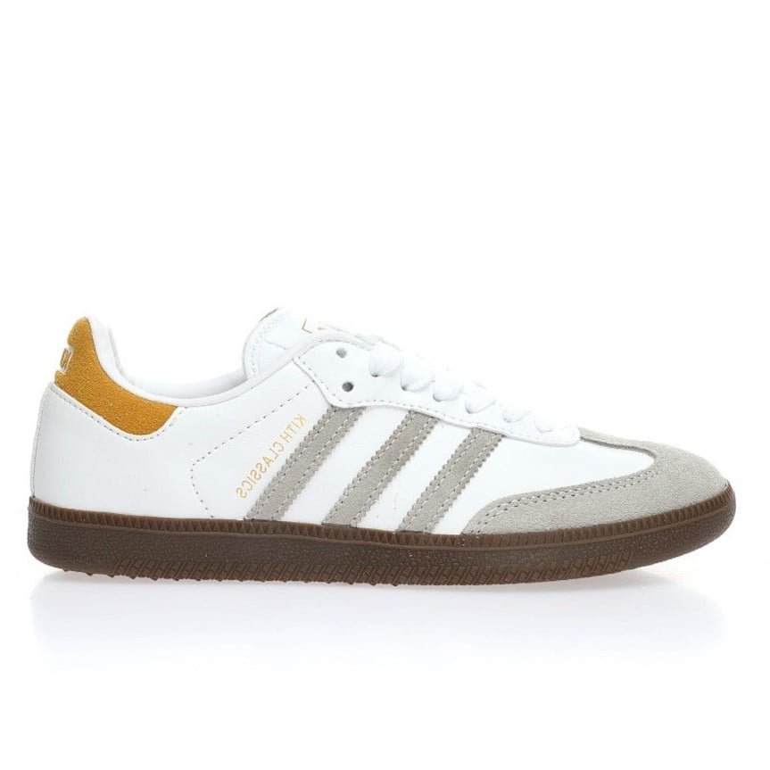 Adidas Samba White \ Gray \ Gold