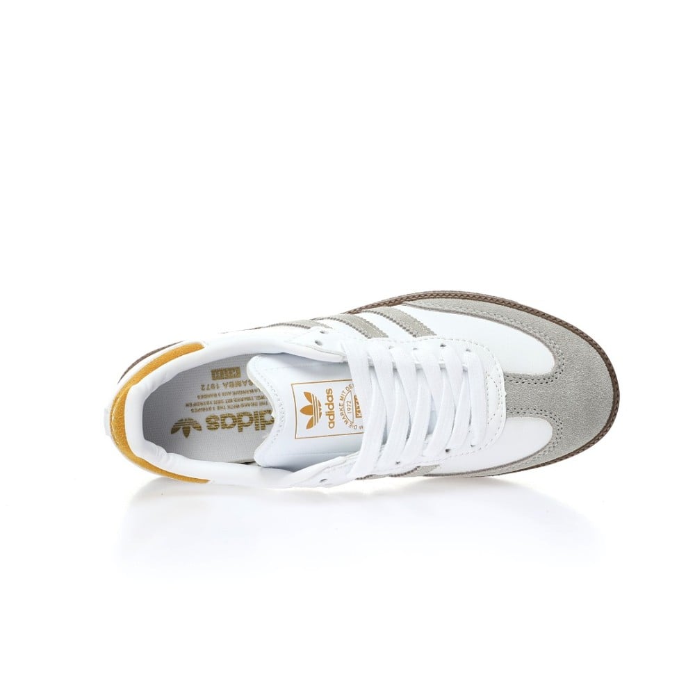 Adidas Samba White \ Gray \ Gold