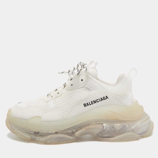 BALENCIAGA Off-White Triple S Sneakers