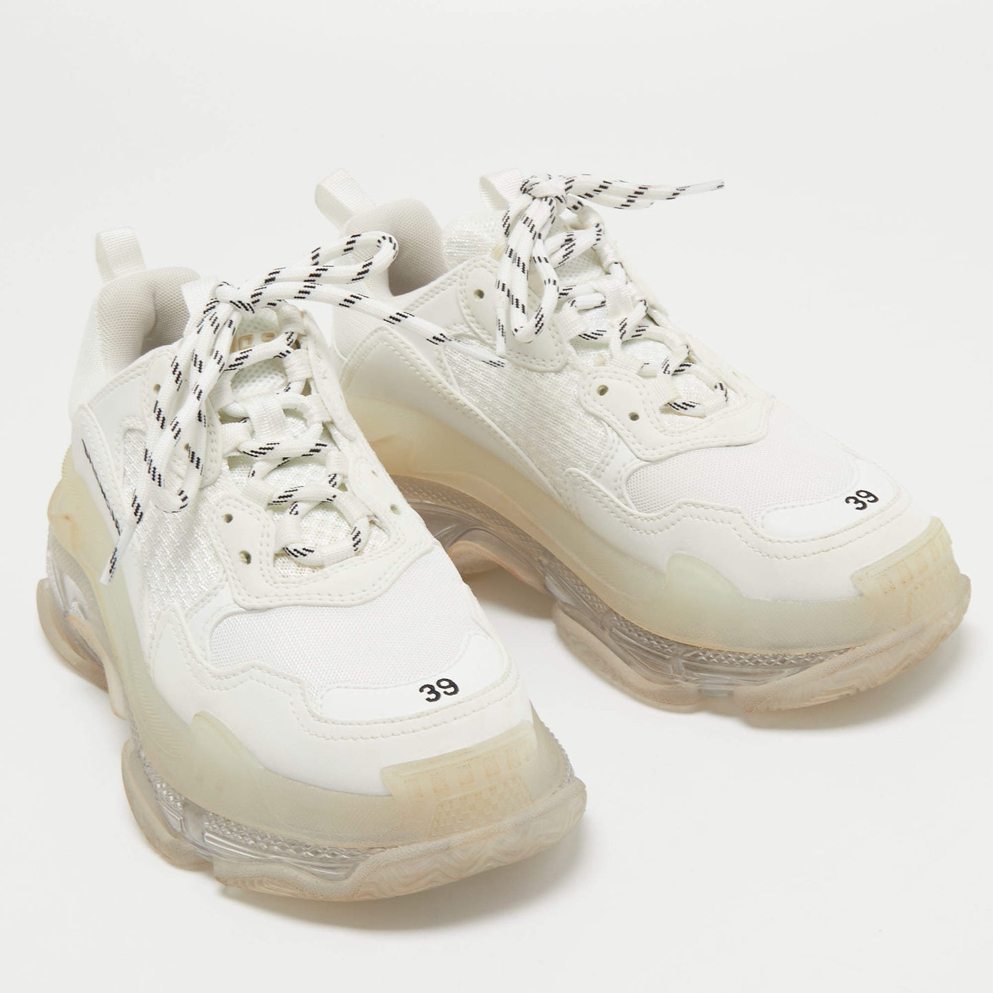 BALENCIAGA Off-White Triple S Sneakers