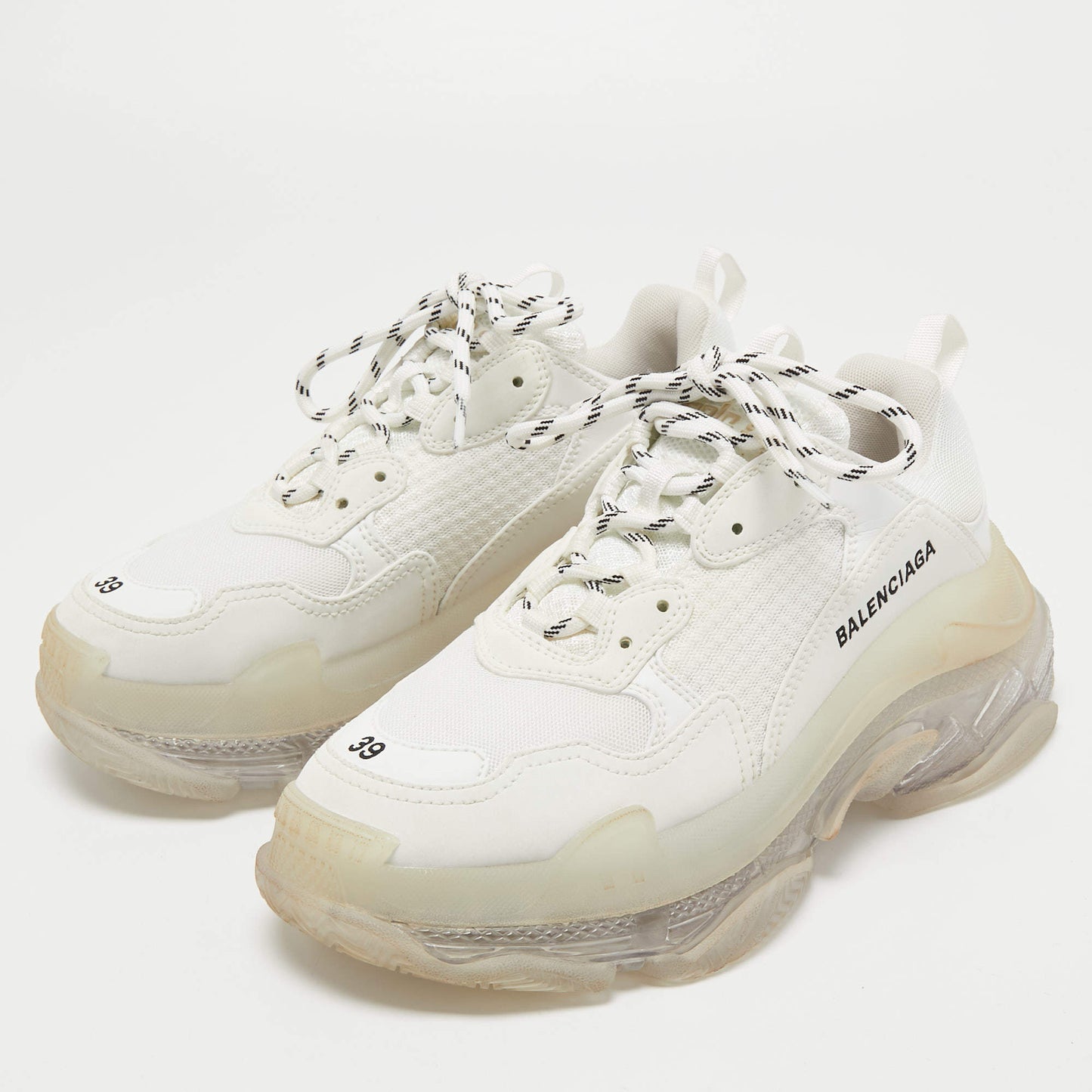 BALENCIAGA Off-White Triple S Sneakers