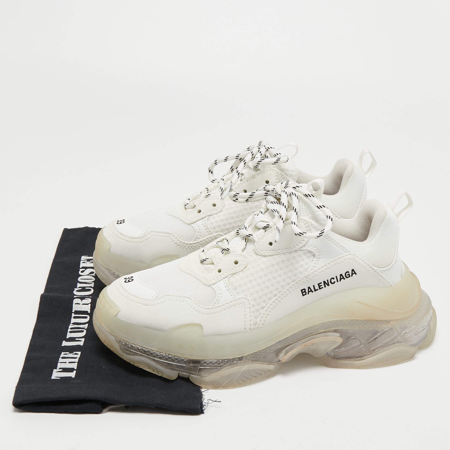 BALENCIAGA Off-White Triple S Sneakers