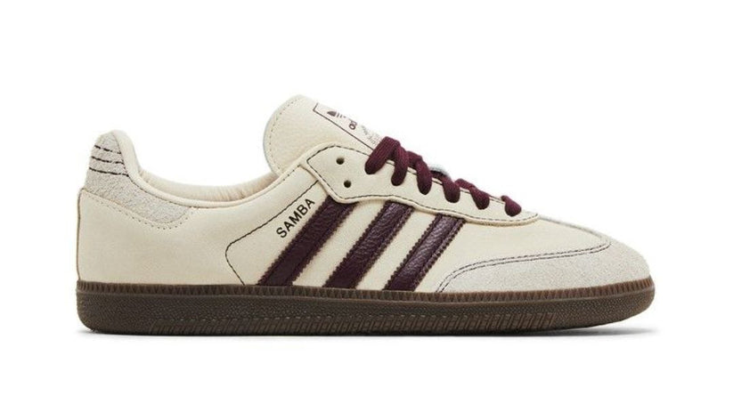 Adidas Originals Samba Og Wonder White Maroon Women's