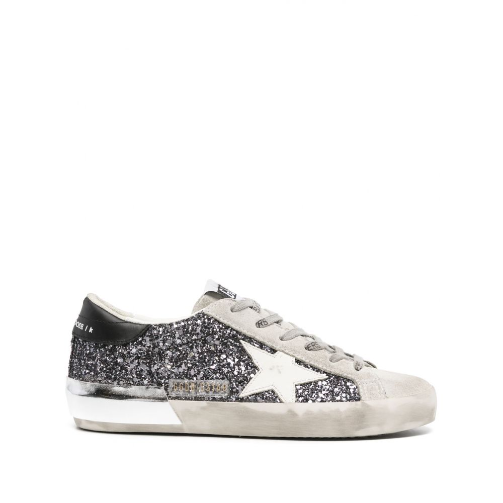 Golden Goose Baskets Superstar glitter sneakers