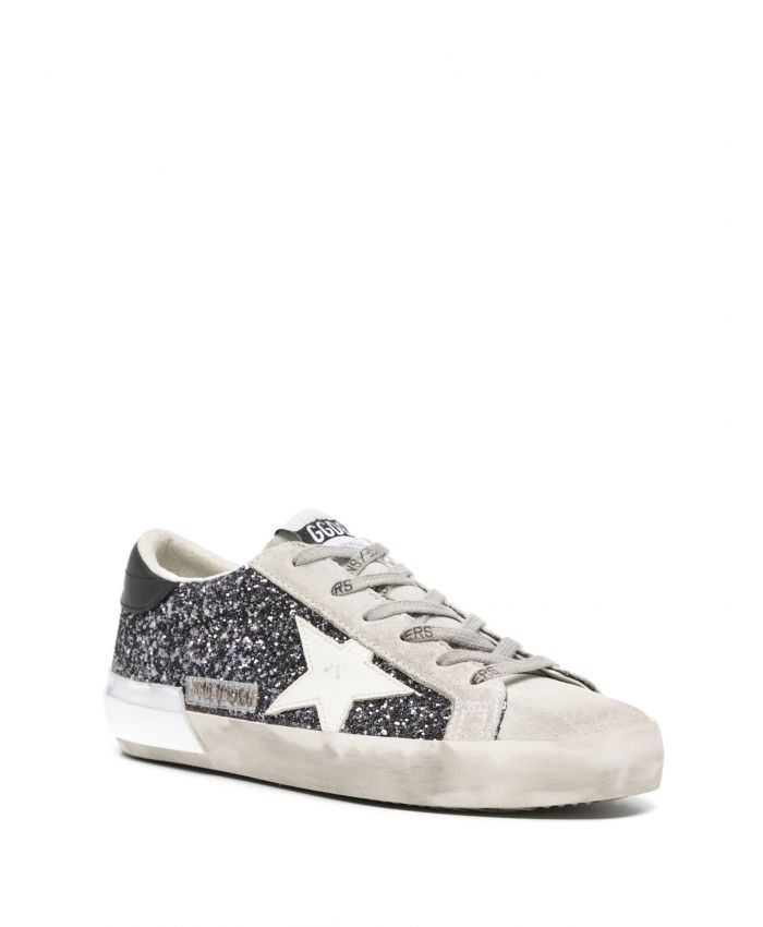 Golden Goose Baskets Superstar glitter sneakers